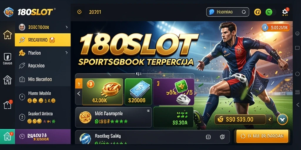 Tampilan gameplay menarik di aplikasi 180SLOT.