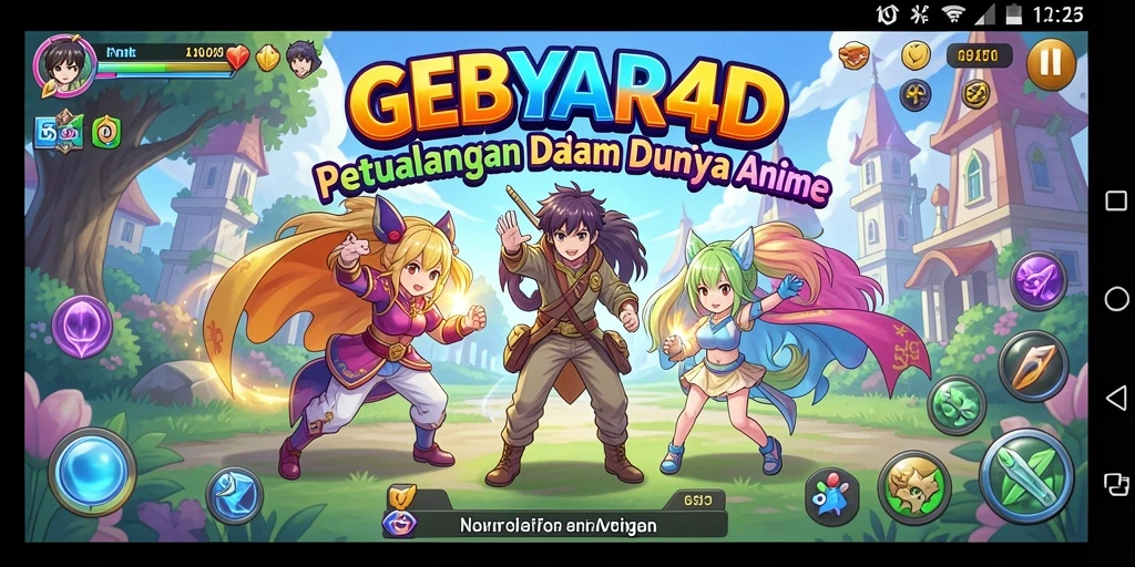 Tampilan menarik dari gameplay GEBYAR4D yang penuh aksi.