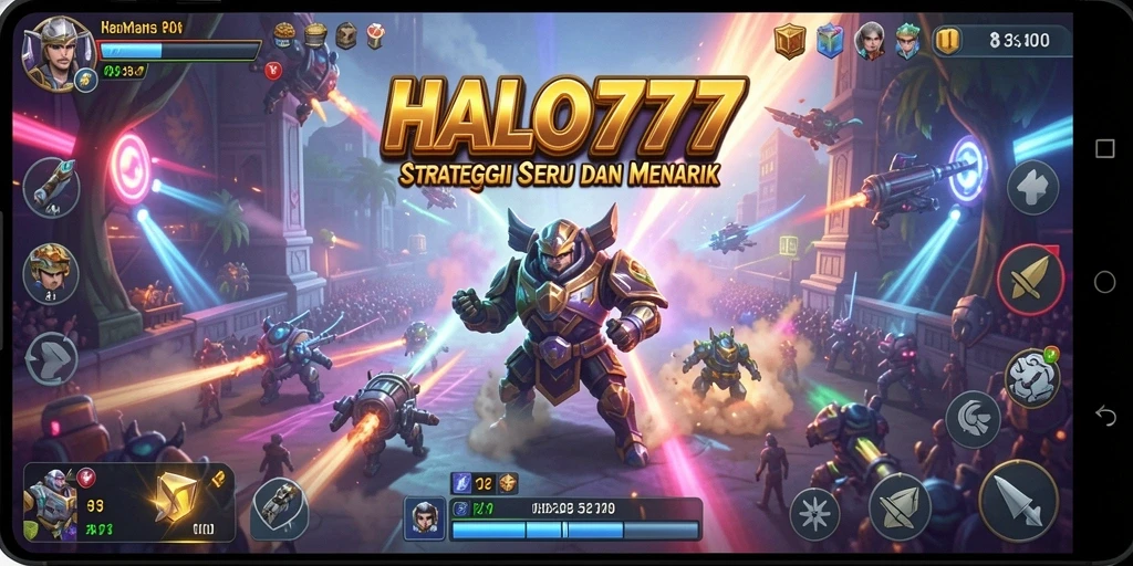 Tampilan gameplay strategis HALO777 yang menegangkan dan penuh tantangan.