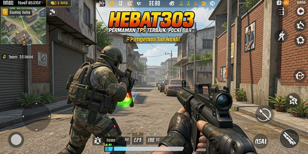 Tampilan gameplay mendebarkan HEBAT303 dengan aksi seru.