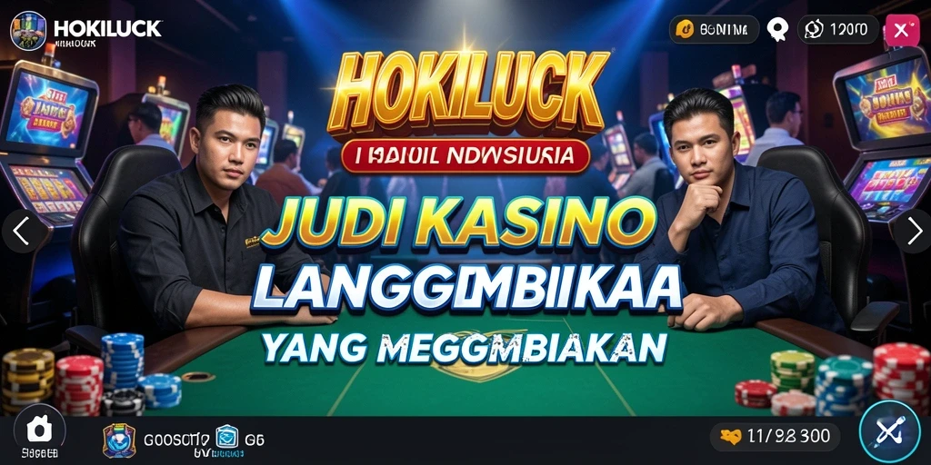 Tampilan gameplay HOKILUCK yang memukau dan interaktif di Live Casino.