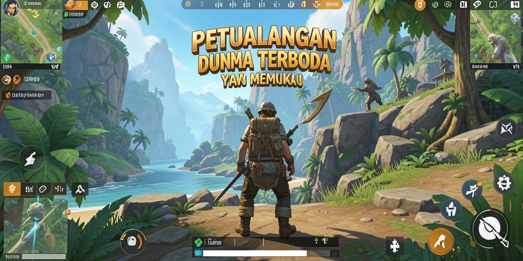 Tampilan gameplay Open World yang memikat dan penuh petualangan.