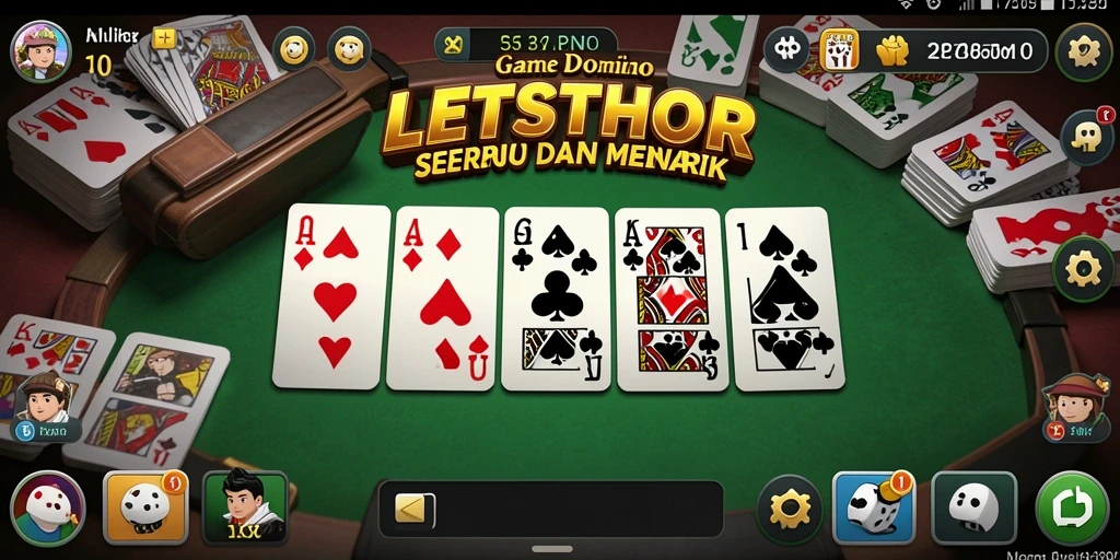 Screenshot gameplay LETSTHOR dengan aksi domino yang seru.