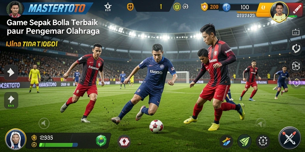 Tampilan dinamis gameplay MASTERTOTO yang mendebarkan.