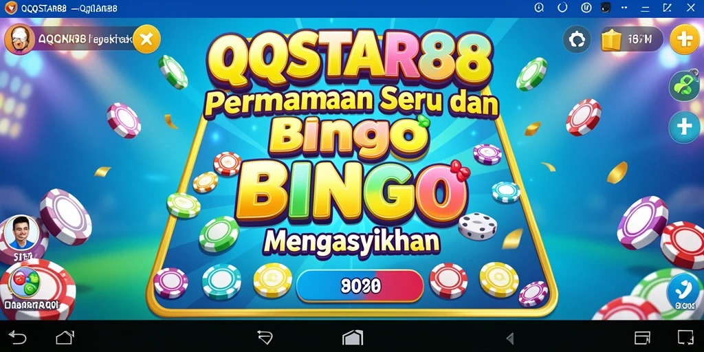 Tampilan gameplay seru di QQSTAR88 dengan Bingo yang mengasyikkan.