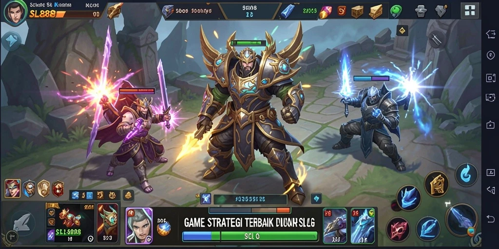 Tampilan gameplay SLG yang menarik dan strategis.