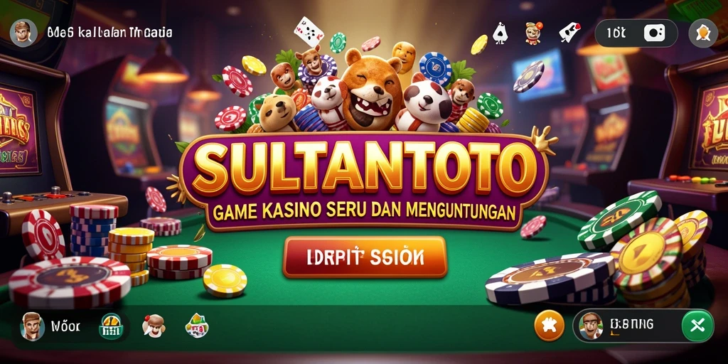 Screenshot gameplay SULTANTOTO menampilkan aksi kasino yang seru.