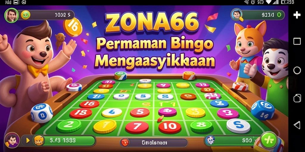 Tangkapan layar ZONA66 menampilkan suasana bermain Bingo yang seru.